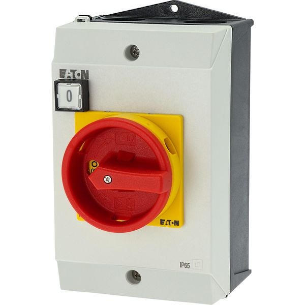 SUVA safety switches, T3, 32 A, surface mounting, 2 N/O, 2 N/C, Emergency switching off function, with warning label „safety switch”, Indicator light image 10