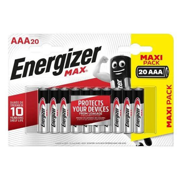 ENERGIZER Max LR03 AAA BL20 image 1