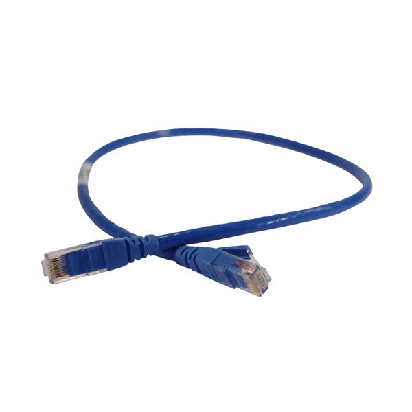 Patch cord RJ45 category 6 U/UTP unscreened PVC 0.5 meter image 1