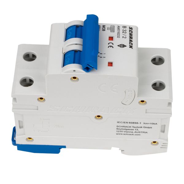 Miniature Circuit Breaker (MCB) AMPARO 10kA, B 32A, 2-pole image 6