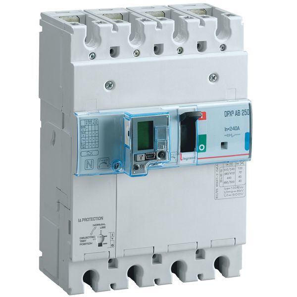 MCCB DPX3 AB 240A RCD image 1