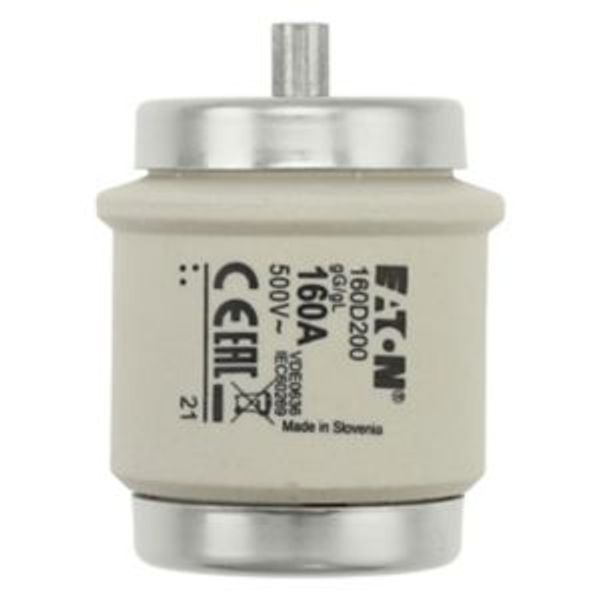 Fuse-link, low voltage, 160 A, AC 500 V, D5, 56 x 46 mm, gL/gG, DIN, IEC, time-delay image 4