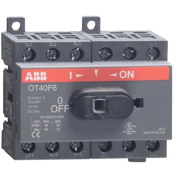 OT25F6 SWITCH-DISCONNECTOR image 1