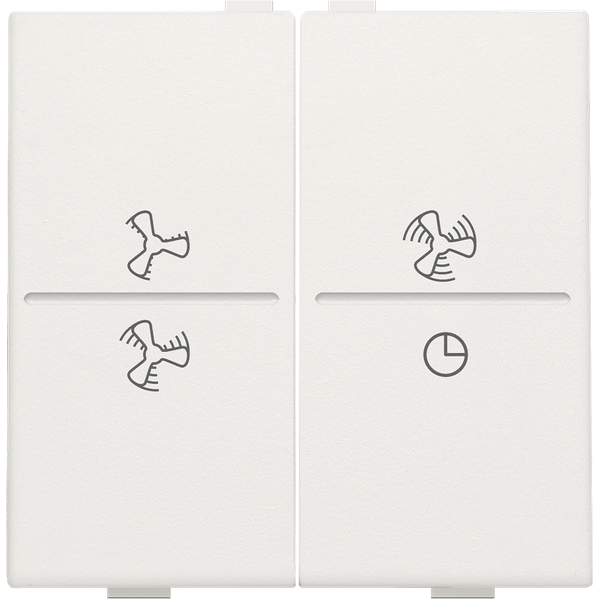 Double key with ventilator symbols 0 to 3 for wireless switch or push image 3