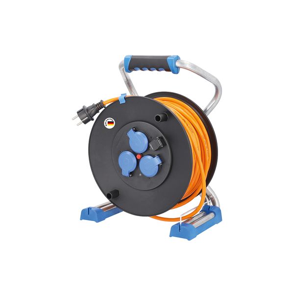 Xperts cable reel 285mmO, 40m H07BQ-F 3G1,5, 3 sockets 230V/16A image 1