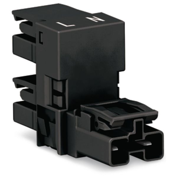 h-distribution connector 2-pole Cod. A black image 4