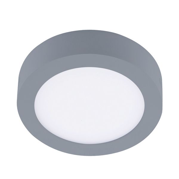 Know LED Flush Light 12W 4000K Round Grey image 1