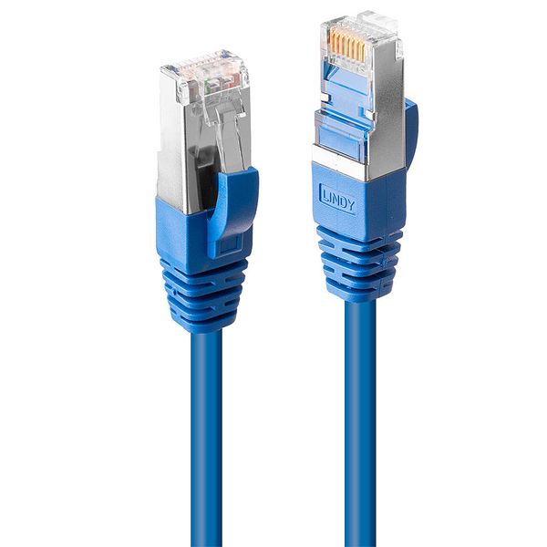 7.5m Cat.6 S/FTP LSZH Network Cable, Blue (Fluke Tested) RJ45, M/M, 250MHz, Copper, 26AWG image 1