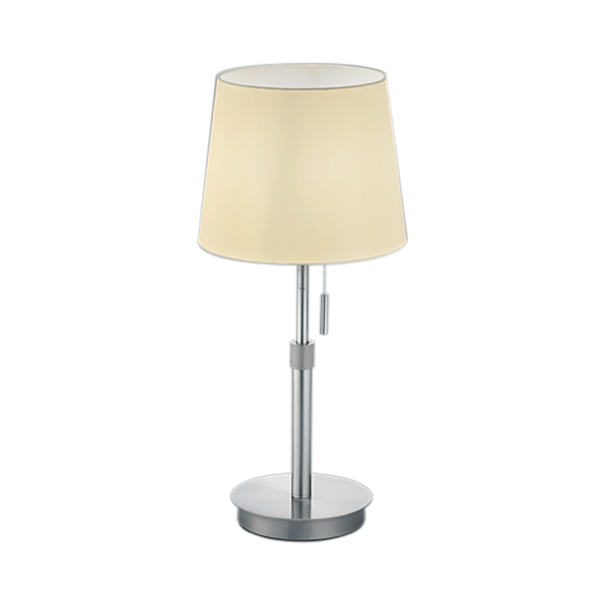 Lyon table lamp E27 brushed steel image 1