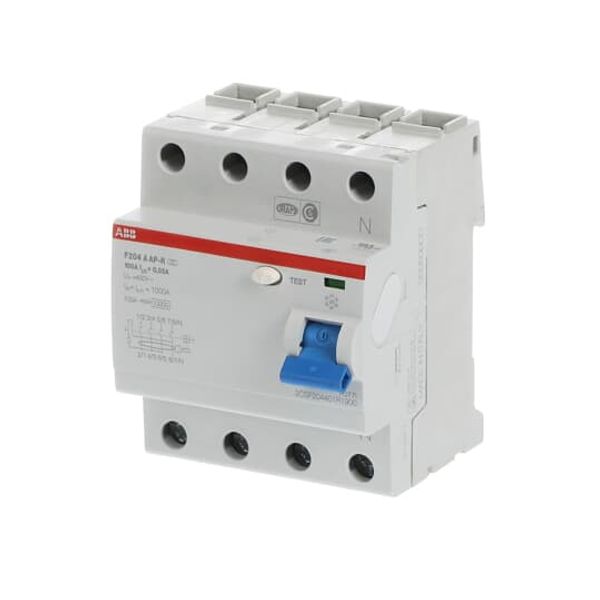 F204 A-125/0.03 AP-R Residual Current Circuit Breaker 4P A type 30 mA image 3
