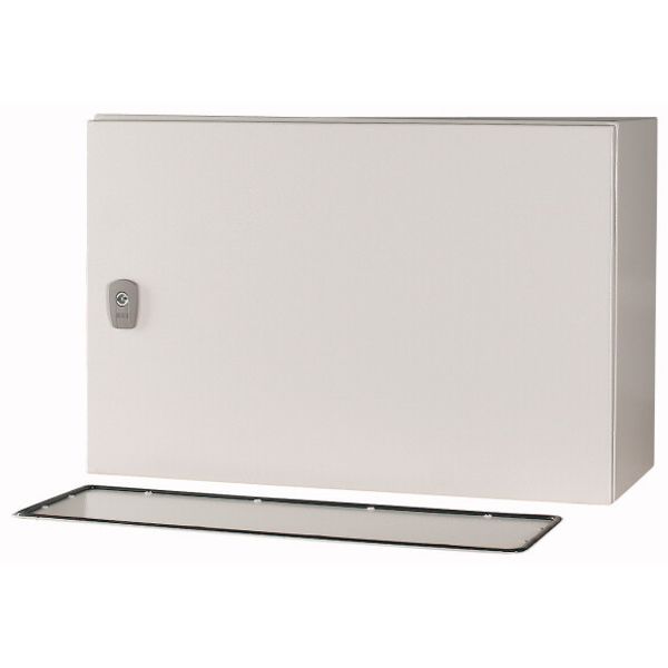 Wall enclosure with mounting plate, HxWxD=400x600x250mm image 2