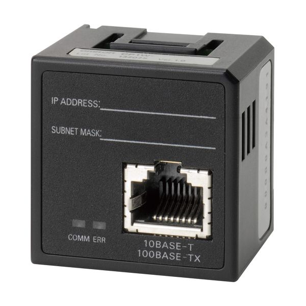 CP1 Ethernet communications option, 1 x RJ45 socket image 2