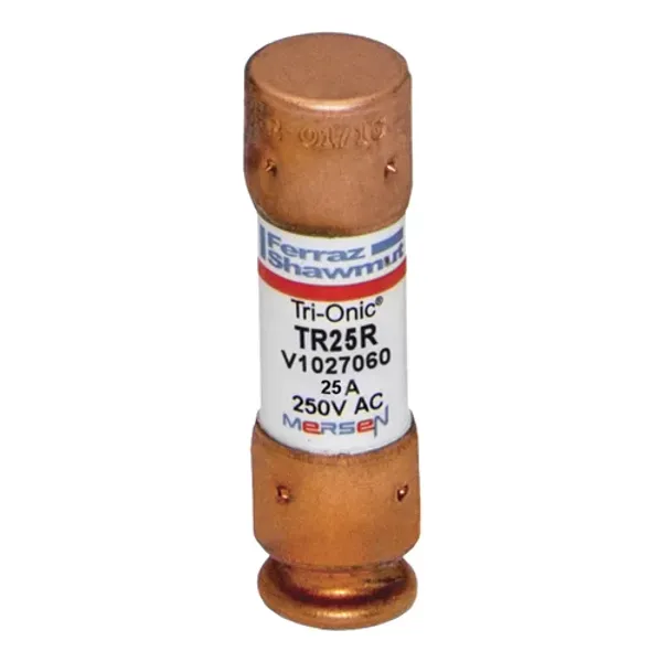 Fuse TR-R - Class RK5 - Time-Delay 250VAC 160VDC 25A Ferrule image 1