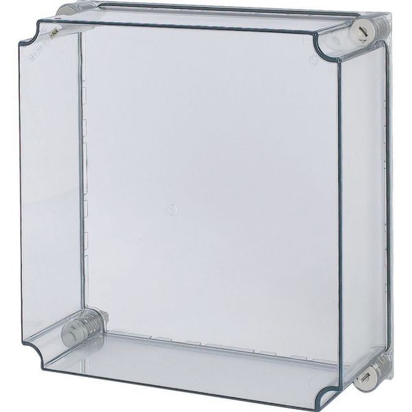 Cap, transparent smoky gray, HxWxD=375x375x150mm, NA model image 4