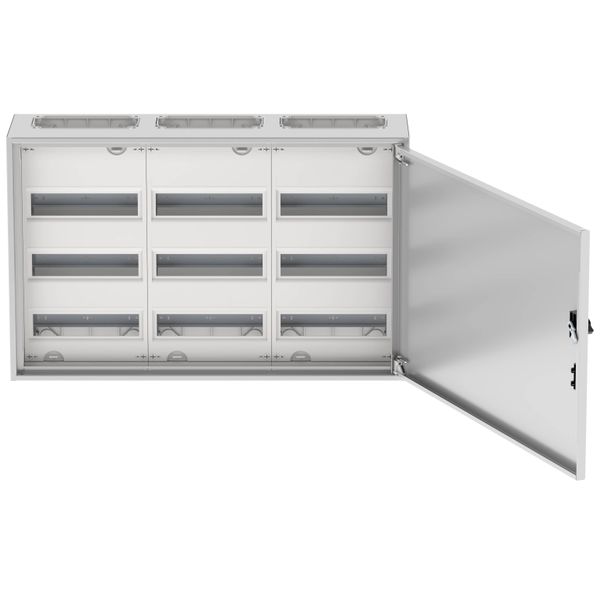 Wall-mounted enclosure EWK complete, IP31, 108 SU, protection class II, HxWxD=500x800x230mm image 4