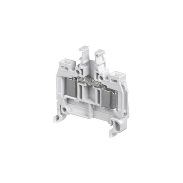 D1,5/6,ADO,EX, TERMINAL BLOCK, FEED THROUGH, GREY, 6MM SPACING, 45.5X41MM image 1