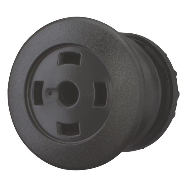 Mushroom actuator, RMQ-Titan, Mushroom, momentary, Mushroom black, Without button plate, Bezel: black image 5