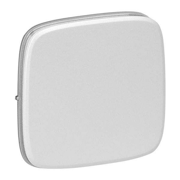 Cover plate Valena Allure - one/two-way switch or push-button - pearl image 1