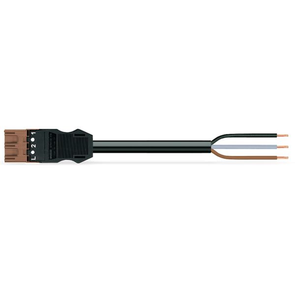 pre-assembled connecting cable B2ca Plug/open-ended brown image 2