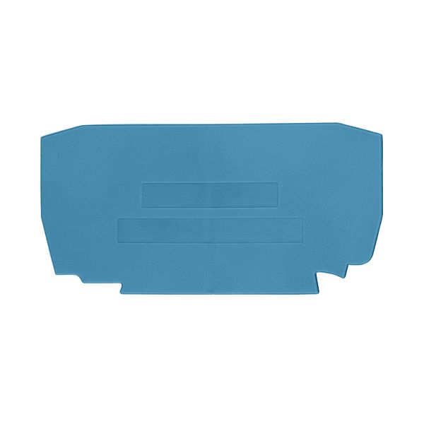 End plate for spring clamp terminal YBK 4 blue image 1