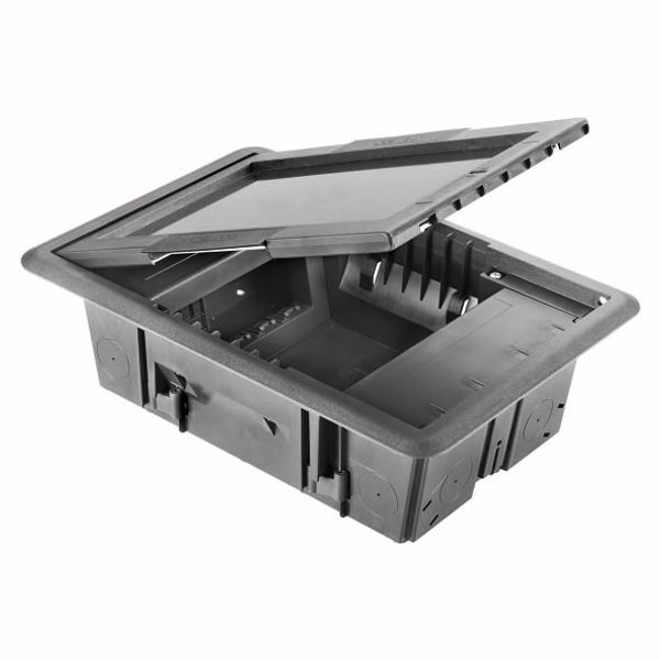 UNDERFLOOR OUTLET BOX - WITH HOLLOW COVER - 10 MODULES SYSTEM image 2