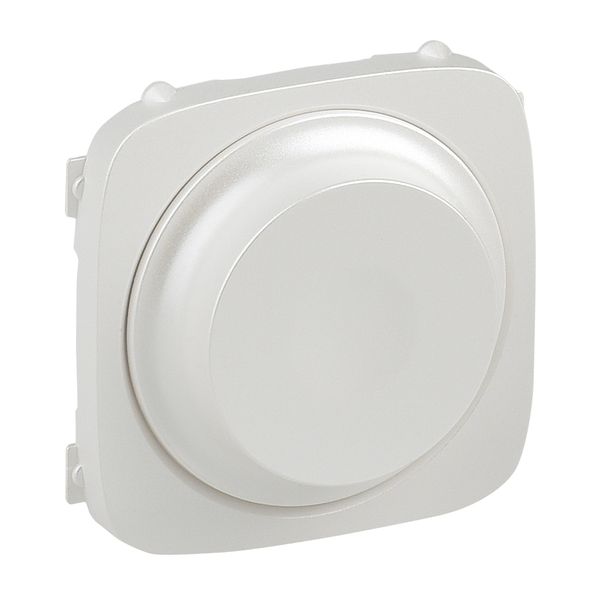 Cover plate Valena Allure - rotary dimmer without neutral 300 W - pearl image 1