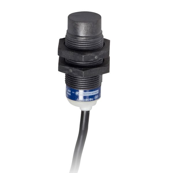 Inductive proximity sensors XS, inductive sensor XS4 M18, L41mm, PBT, Sn8mm, 24...48 VDC, cable 5 m image 1