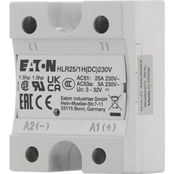 Solid-state relay, Hockey Puck, 1-phase, 25 A, 24 - 265 V, DC image 1