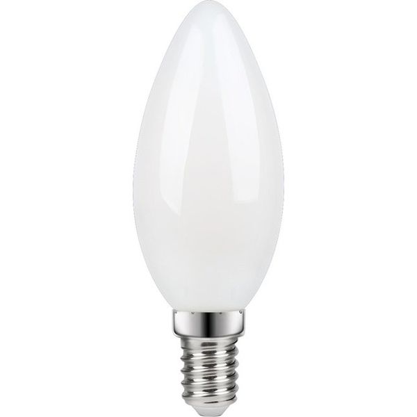 LED E14 Fila Candle C35x100 230V 470Lm 5W 827 AC Milky Frosted Dim image 2