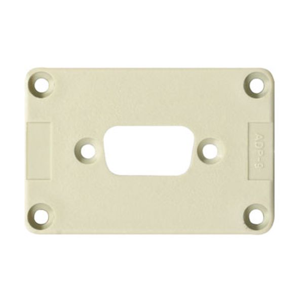 Adapter plate (industrial connector), Plastic, Colour: grey, Size: 3 image 1