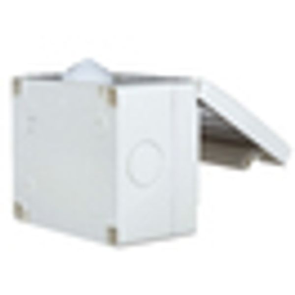 Outdoor surface mount box, IP55, transparent lid, 3M, white image 13