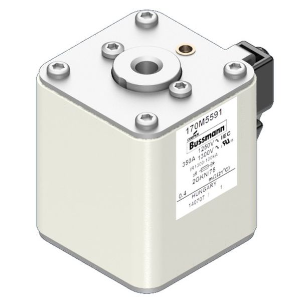 Fuse-link, high speed, 450 A, AC 690 V, size 2, 61 x 77 x 135 mm, aR, IEC, UL, no indicator, 90 mm centres image 3