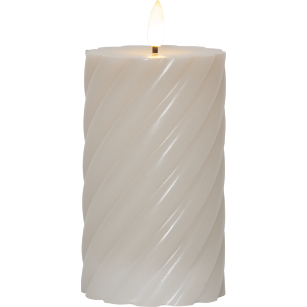 LED Pillar Candle Flamme Swirl image 2