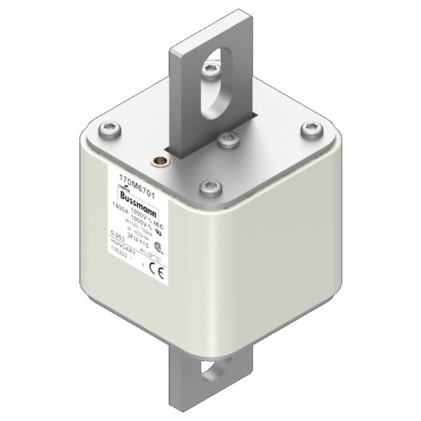 Fuse-link, high speed, 1500 A, AC 690 V, size 3, 67 x 92 x 155 mm, aR, IEC, UL image 3