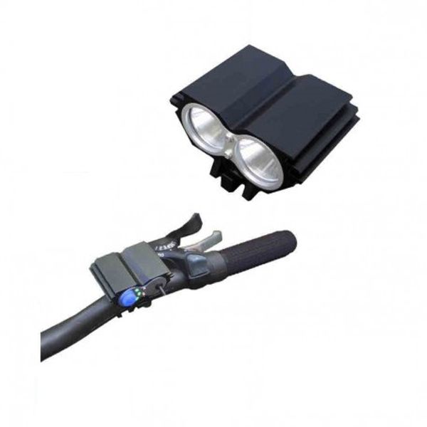 Flashlight Cree LED 2x10W T6 uz galv. EDM 36077 image 1