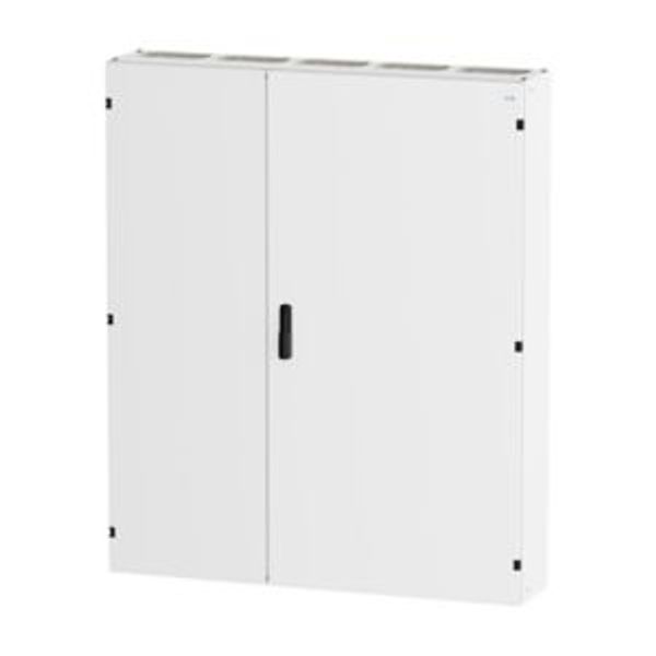 Floor-standing distribution board EMC2 empty, IP55, protection class II, HxWxD=1550x1300x270mm, white (RAL 9016) image 1