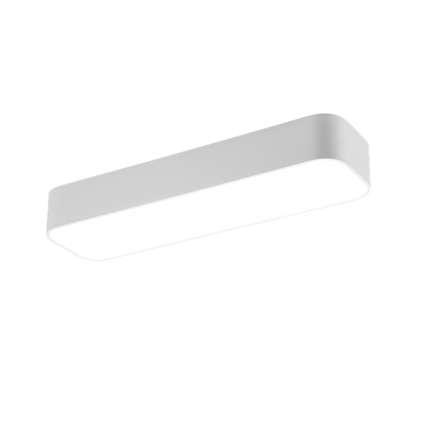 Asterion LED ceiling lamp 51 cm matt white image 1