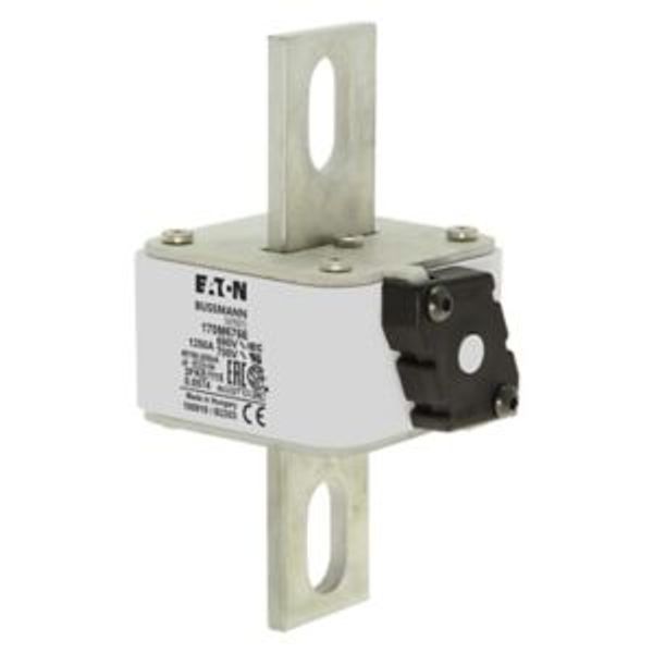 Fuse-link, high speed, 1250 A, AC 690 V, size 3, 76 x 92 x 139 mm, aR, IEC, UL, single indicator image 4