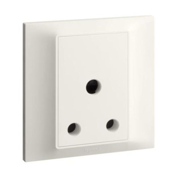 Belanko S - 1 gang BS 15A unswitched socket ivory image 1