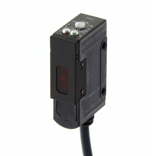 Photoelectric sensor, retroreflective, 2 m, DC, 3-wire, PNP, vertical, image 2