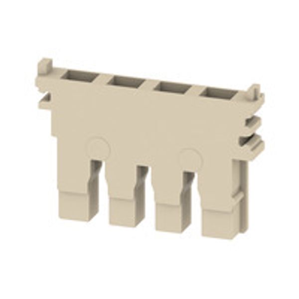 Multi-tier modular terminal, Plug-in connection, 2.5 mm², dark beige image 1