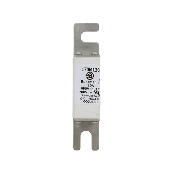 10A 690V IEC gR 000U/80 SQUARE BODY FUSE image 5