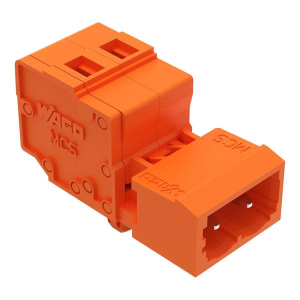 1-conductor male connector CAGE CLAMP® 2.5 mm² orange image 6