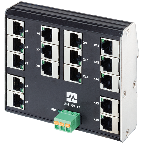 Xenterra 16TX unmanaged Switch 16 Port 100Mbit image 1