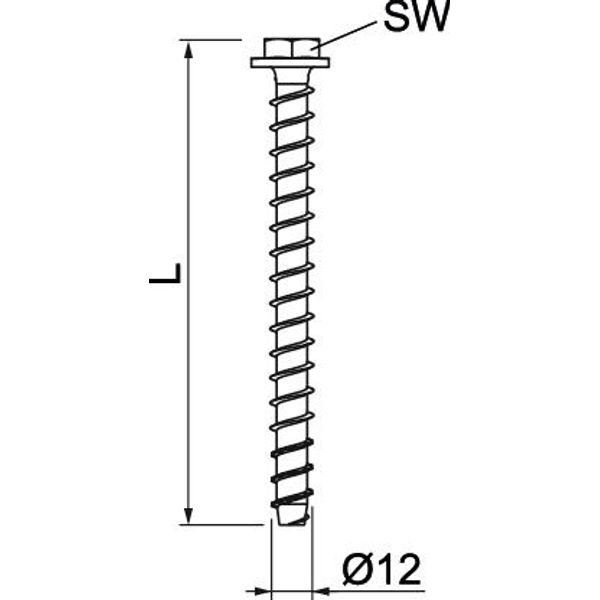 MMS+ SS 12x120 Hexagon head anchor with combined washer 12x120 image 2