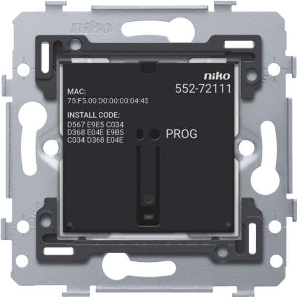 Connected single switch, base, 10 A, 71 x 71 mm, screw fixing, Zigbee® image 1