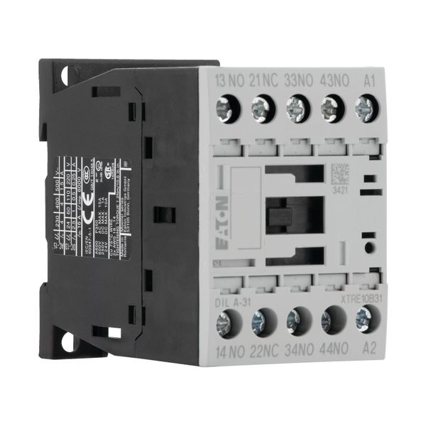 Contactor relay, 24 V DC, 3 N/O, 1 NC, Screw terminals, DC operation image 17