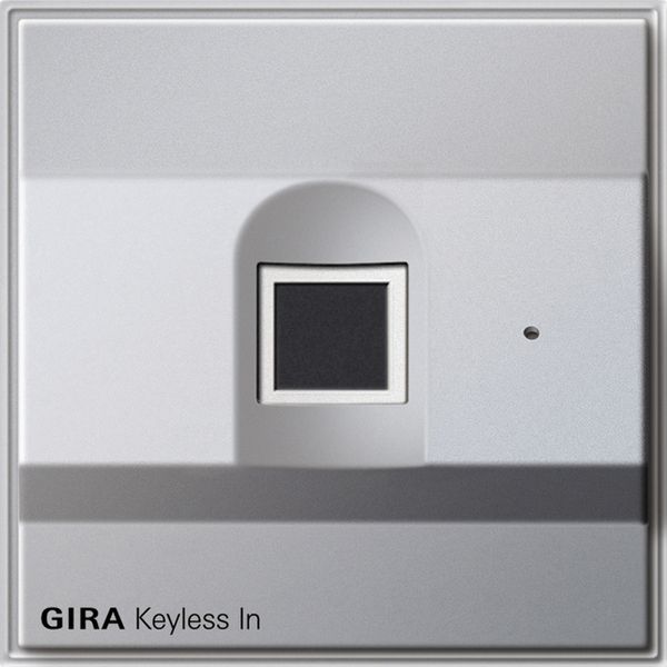 Gira Keyless In fingerprint reader Gira TX_44 c.alum. image 1