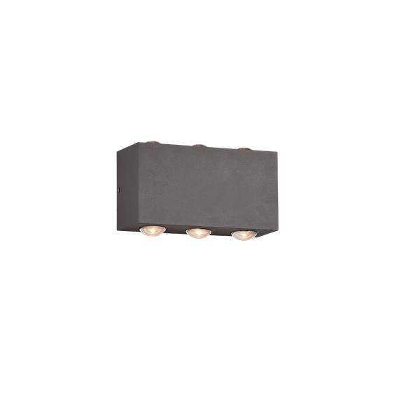 Clyde LED wall lamp anthracite image 1