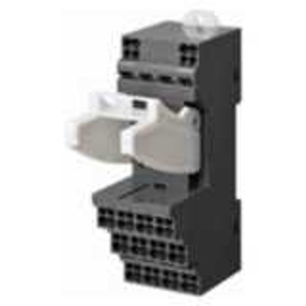 Socket, DIN rail/surface mounting, 31 mm, 14-pin, Push-in terminals image 2